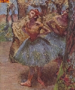 T�nzerinnen in Gr�n nach Degas